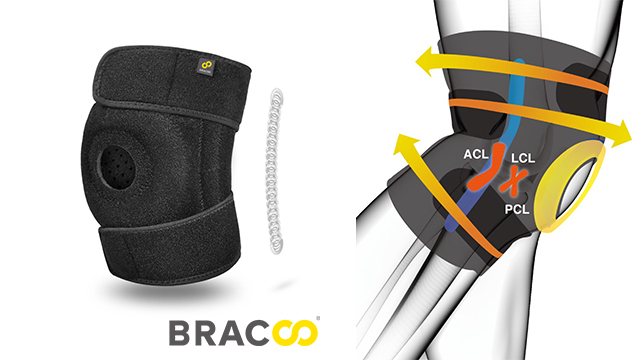 BRACOO KP30 Knee Fulcrum Wrap Ergonomic Stabilizer